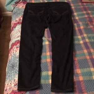 Hollister Sz 15 dark navy jeggings